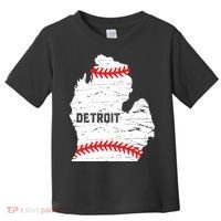 Detroit Michigan Baseball Toddler T-Shirt thumb 0