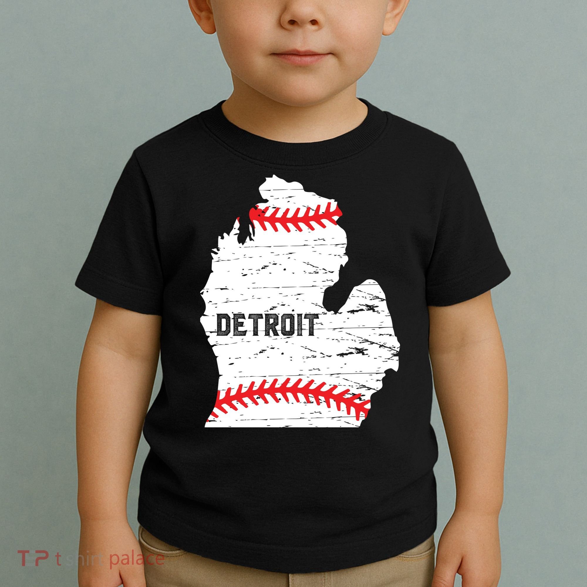 Detroit Michigan Baseball Toddler T-Shirt