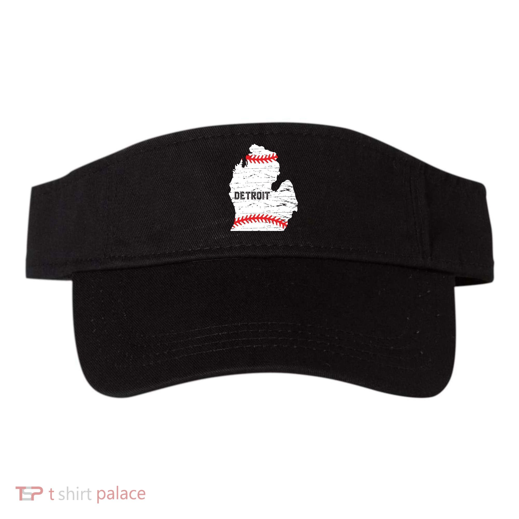 Detroit Michigan Baseball Visor