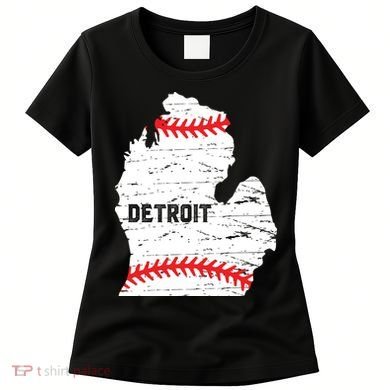 Detroit Michigan Baseball Women's T-Shirt