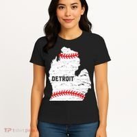 Detroit Michigan Baseball Women's T-Shirt thumb 4