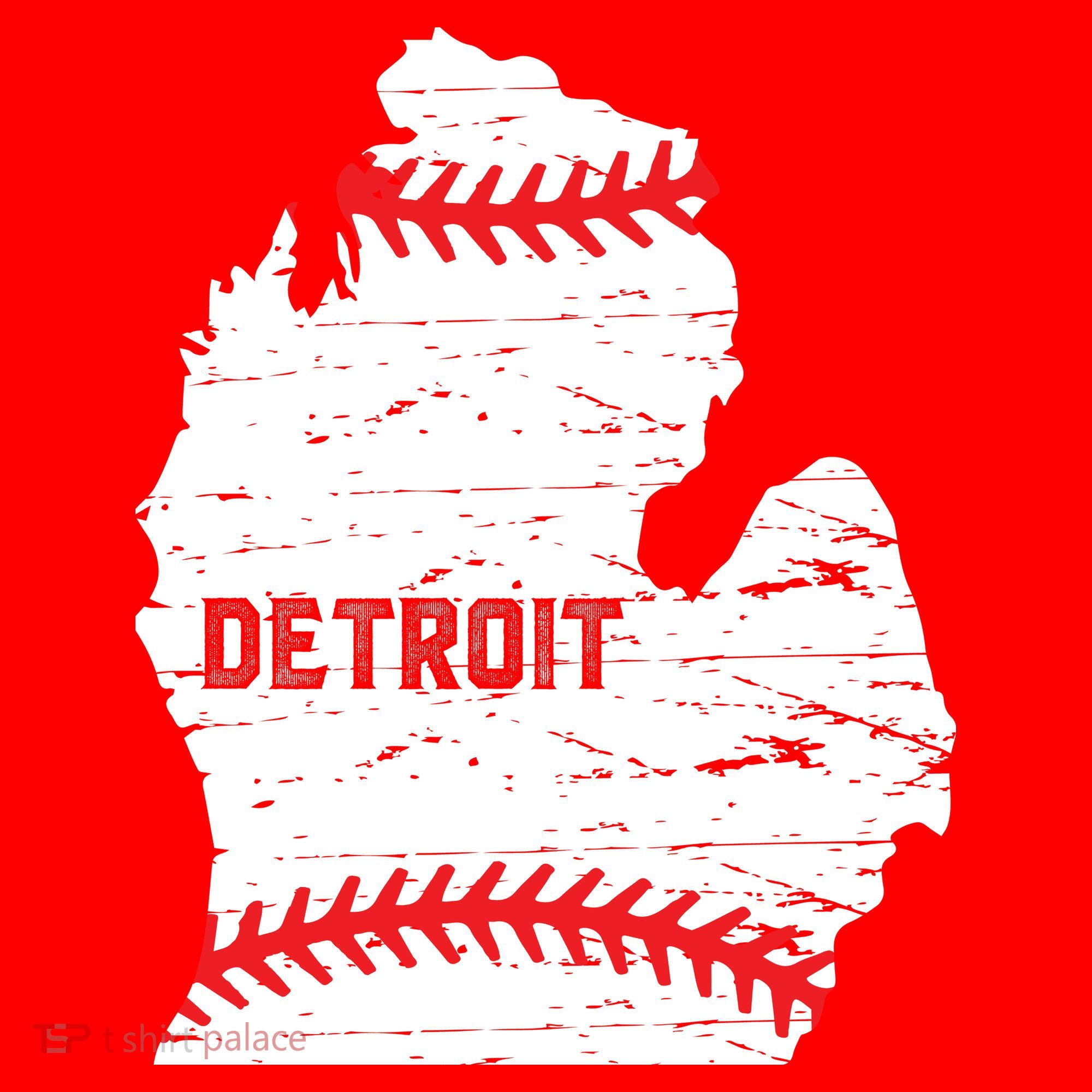 Detroit Michigan Baseball Santa Hat
