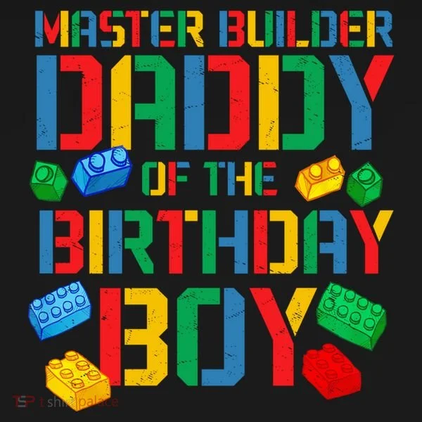 Daddy Master Builder Building Bricks Blocks Family Parents Gift Bucket Hat