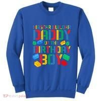 Daddy Master Builder Building Bricks Blocks Family Parents Gift Sweatshirt thumb 0