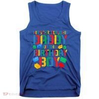 Daddy Master Builder Building Bricks Blocks Family Parents Gift Tank Top thumb 0