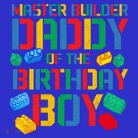 Daddy Master Builder Building Bricks Blocks Family Parents Gift Tank Top thumb 6