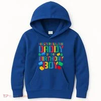 Daddy Master Builder Building Bricks Blocks Family Parents Gift Kids Hoodie thumb 0