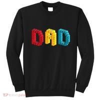 Dad Master Builder Building Bricks Blocks Family Set Parents Sweatshirt thumb 0