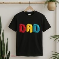 Dad Master Builder Building Bricks Blocks Family Set Parents T-Shirt thumb 2