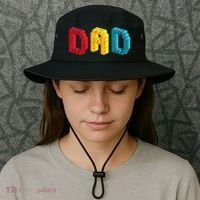 Dad Master Builder Building Bricks Blocks Family Set Parents Bucket Hat thumb 3
