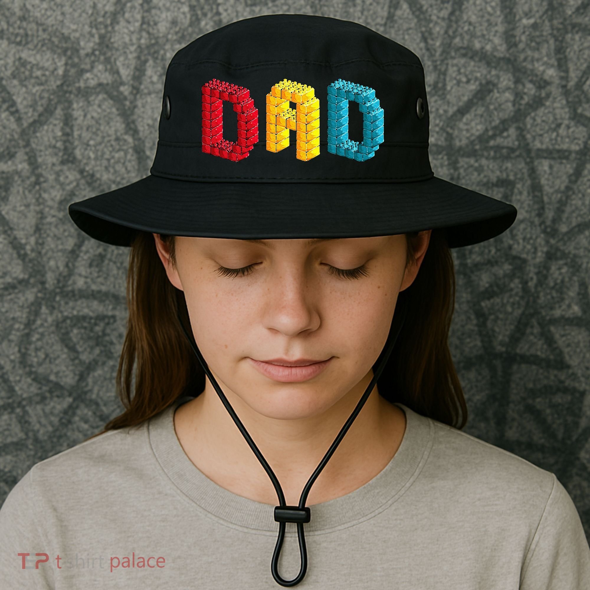 Dad Master Builder Building Bricks Blocks Family Set Parents Bucket Hat