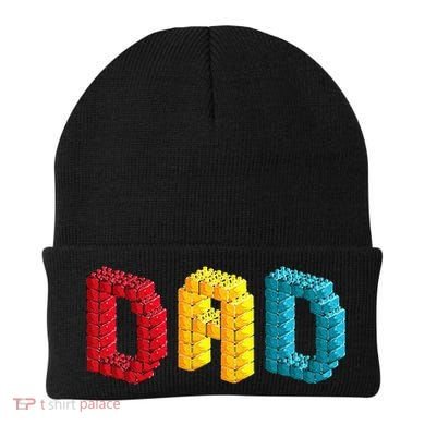 Dad Master Builder Building Bricks Blocks Family Set Parents Beanie