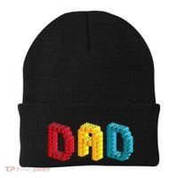 Dad Master Builder Building Bricks Blocks Family Set Parents Beanie thumb 0