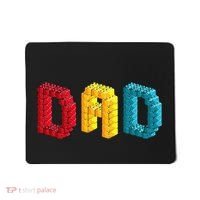 Dad Master Builder Building Bricks Blocks Family Set Parents Mousepad thumb 0