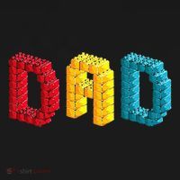 Dad Master Builder Building Bricks Blocks Family Set Parents Ornament thumb 1