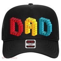 Dad Master Builder Building Bricks Blocks Family Set Parents Hat thumb 0