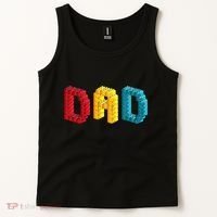 Dad Master Builder Building Bricks Blocks Family Set Parents Tank Top thumb 2