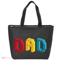 Dad Master Builder Building Bricks Blocks Family Set Parents Tote Bag thumb 0