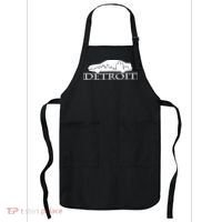 Detroit Motor City Skyline Car Apron thumb 0