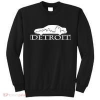 Detroit Motor City Skyline Car Sweatshirt thumb 0