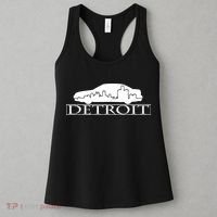 Detroit Motor City Skyline Car Women's Tank Top thumb 3