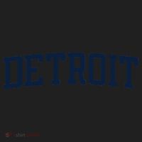 Detroit Michigan Collegiate Style Varsity Block Letter Women's Sweatshirt thumb 2