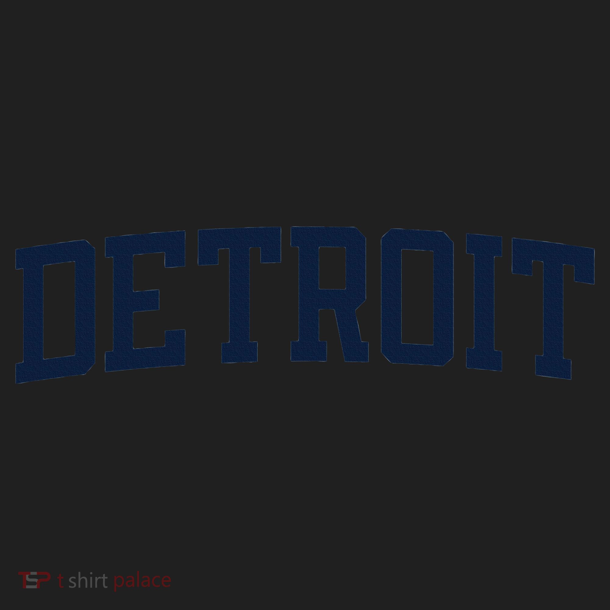 Detroit Michigan Collegiate Style Varsity Block Letter Women's Sweatshirt