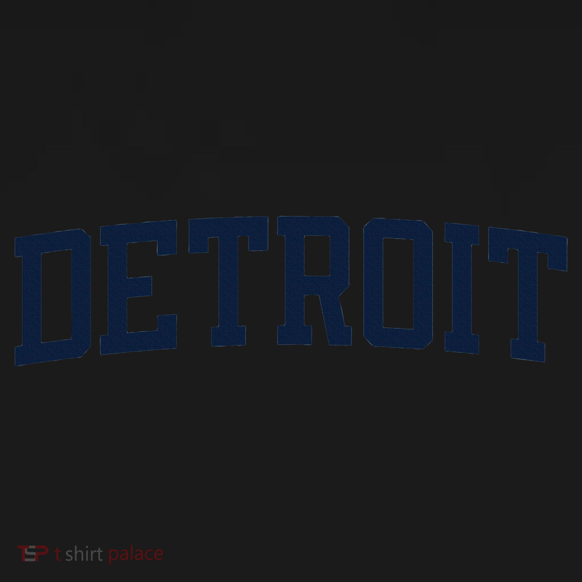 Detroit Michigan Collegiate Style Varsity Block Letter Coaster
