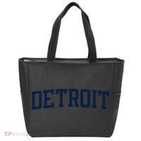 Detroit Michigan Collegiate Style Varsity Block Letter Tote Bag thumb 0
