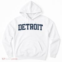 Detroit Michigan Collegiate Style Varsity Block Letter Hoodie thumb 0