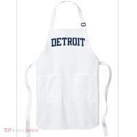 Detroit Michigan Collegiate Style Varsity Block Letter Apron thumb 0