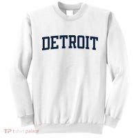 Detroit Michigan Collegiate Style Varsity Block Letter Sweatshirt thumb 0