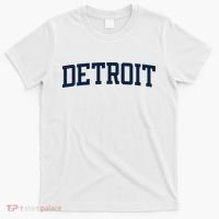 Detroit Michigan Collegiate Style Varsity Block Letter T-Shirt thumb 0