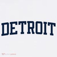 Detroit Michigan Collegiate Style Varsity Block Letter T-Shirt thumb 7