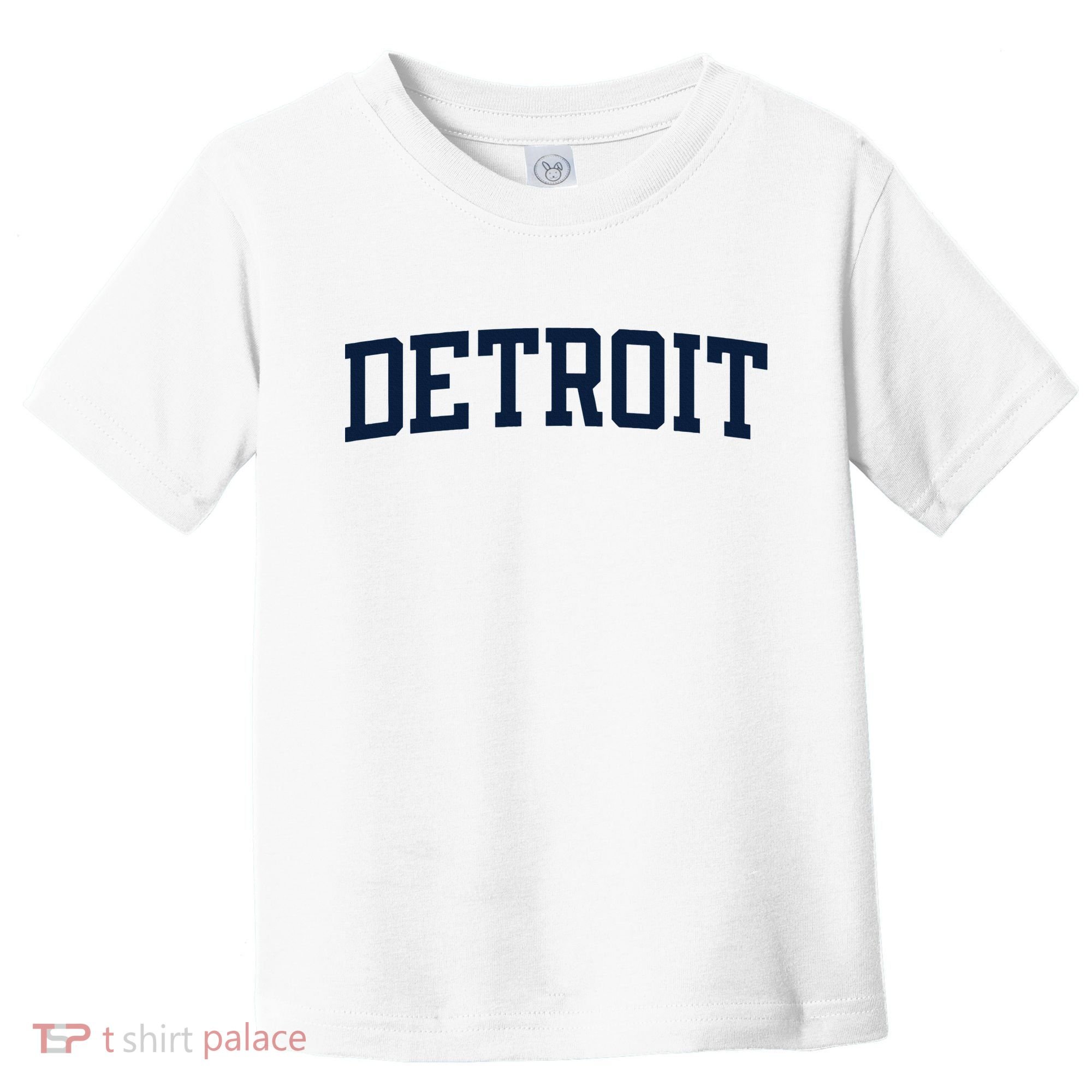 Detroit Michigan Collegiate Style Varsity Block Letter Toddler T-Shirt
