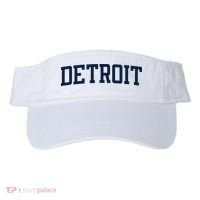 Detroit Michigan Collegiate Style Varsity Block Letter Visor thumb 0