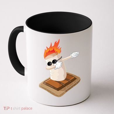 Dabbing Marshmallow Camp Bonfire Funny Smores Camping Dab Meaningful Gift Coffee Mug