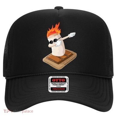 Dabbing Marshmallow Camp Bonfire Funny Smores Camping Dab Meaningful Gift Hat