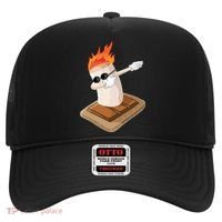 Dabbing Marshmallow Camp Bonfire Funny Smores Camping Dab Meaningful Gift Hat thumb 0
