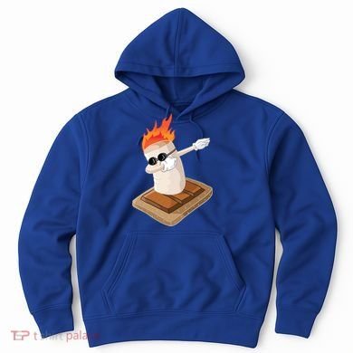 Dabbing Marshmallow Camp Bonfire Funny Smores Camping Dab Meaningful Gift Hoodie