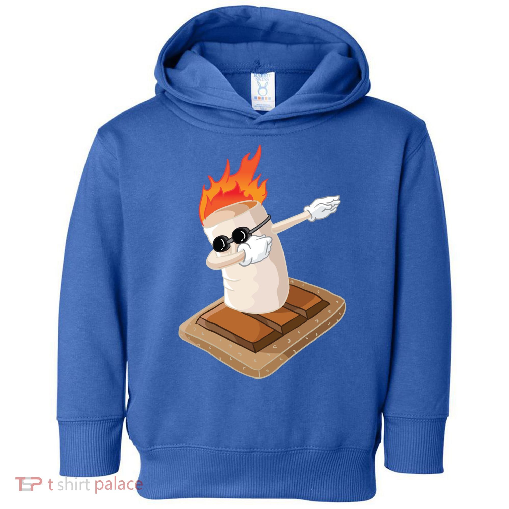 Dabbing Marshmallow Camp Bonfire Funny Smores Camping Dab Meaningful Gift Toddler Hoodie