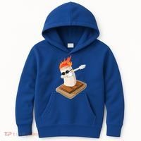 Dabbing Marshmallow Camp Bonfire Funny Smores Camping Dab Meaningful Gift Kids Hoodie thumb 0