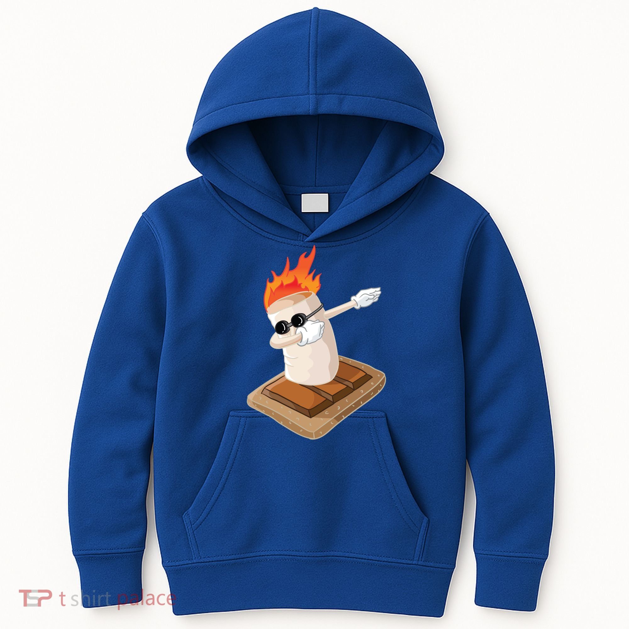 Dabbing Marshmallow Camp Bonfire Funny Smores Camping Dab Meaningful Gift Kids Hoodie