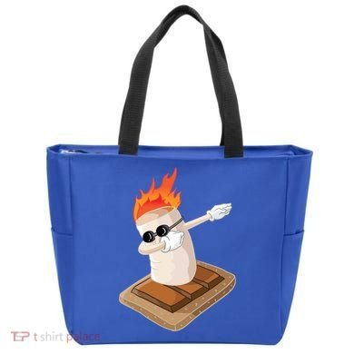 Dabbing Marshmallow Camp Bonfire Funny Smores Camping Dab Meaningful Gift Tote Bag
