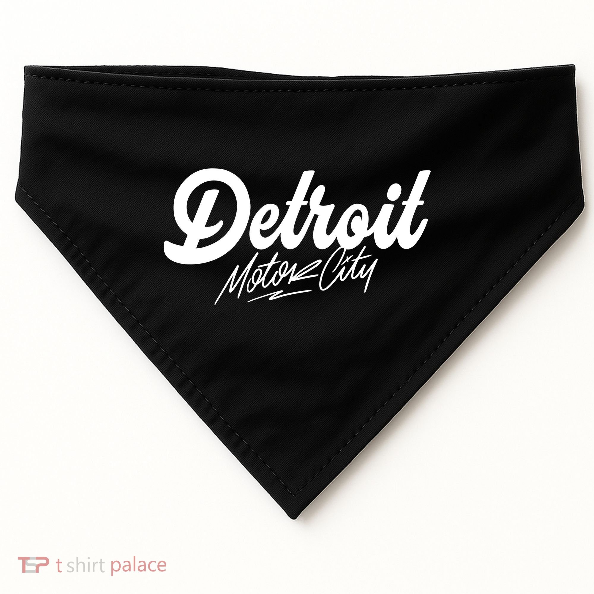 Detroit Motor City USA-Made Doggie Bandana