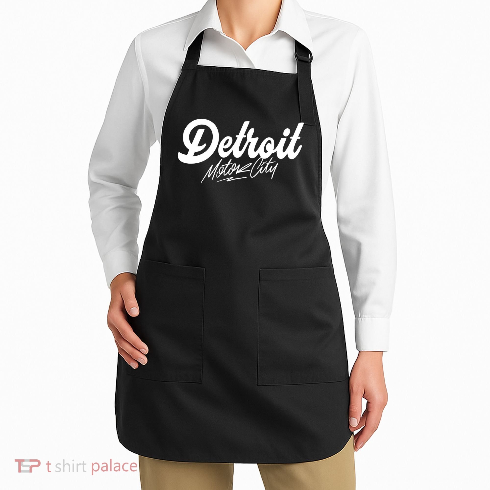 Detroit Motor City Apron