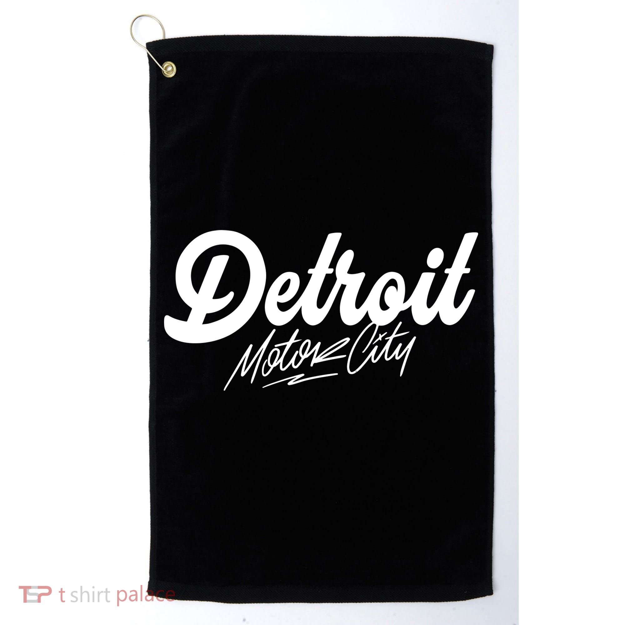 Detroit Motor City Golf Towel