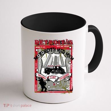 Detroits Motor City Mad Men Coffee Mug back