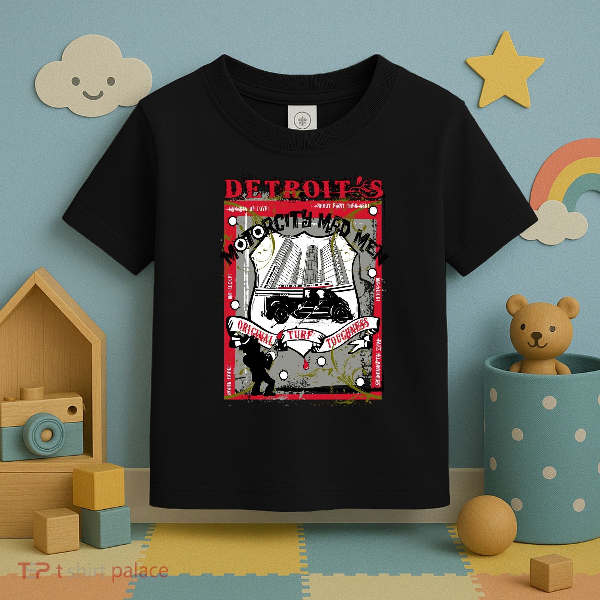 Detroits Motor City Mad Men Toddler T-Shirt