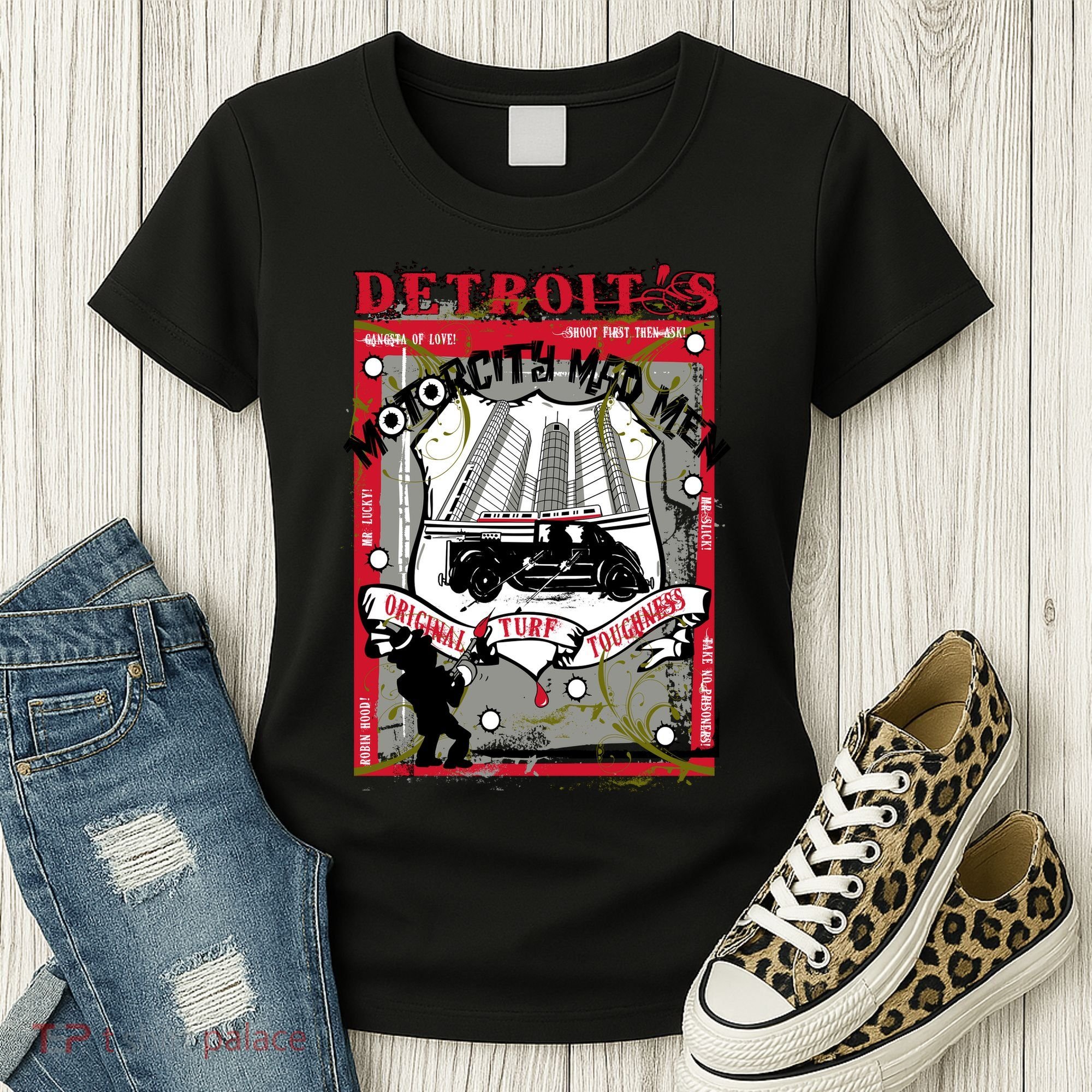 Detroits Motor City Mad Men Women's T-Shirt